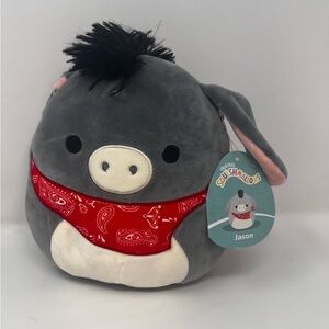 Jason Donkey Squishmallows Kelly Toy 8" Farm Plush Stuffed Animal Gift 8-28-2021